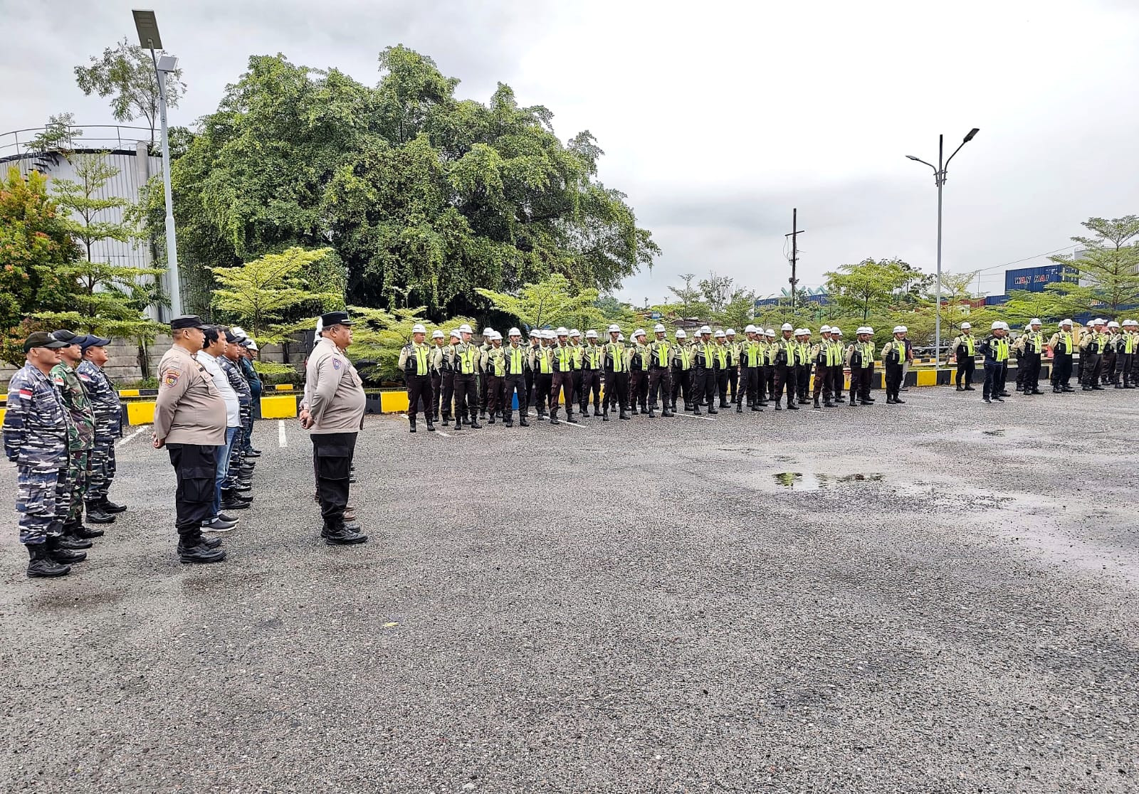 Pelindo Regional 1 Dumai Gelar Apel Gabungan Security