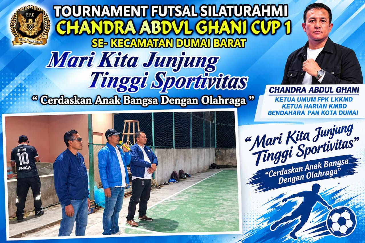 Turnamen Futsal Chandra Abdul Gani Cup 1 Dimulai, Kategori Pelajar Siap Bertanding