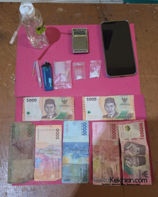 Sabu 2,15 Gram dan Uang Rp270 Ribu Diamankan