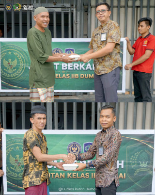 Tumbuhkan Kepedulian, Rutan Kelas IIB Dumai Gelar Jumat Berkah