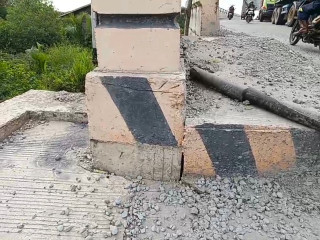 Usai Diresmikan, Kondisi Jembatan Sungai Mesjid Dumai Kembali Jadi Perhatian Warga