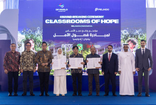 Groundbreaking Classrooms of Hope, Pelindo Dukung Pemerataan Pendidikan di Belawan