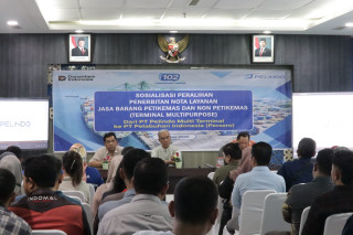 Pelindo Dumai Sosialisasikan Mekanisme Baru Penerbitan Nota Layanan kepada Pengguna Jasa