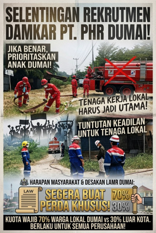Jangan Biarkan Warga Jadi Penonton, Publik Desak Prioritas Tenaga Kerja Lokal di Dumai